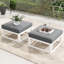 Repose-pieds modulaire d'extérieur en aluminium Layinsun (ensemble de 2)-117530035-117530040