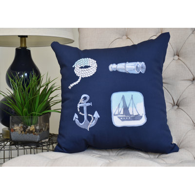 Nantucket Square Pillow Cover and Insert