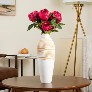 Athena Artificial Burgundy Plum Floral Arrangement - Pink Rustic Flower  Table Centrepiece
