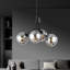 Jelks 4 - Light Black Unique/Statement Pendant-69425471