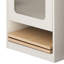 Îlot de cuisine extensible, armoire double face de 59,5 po de long, 2 tiroirs, prise de courant, compartiment de rangement latéral, blanc, extension 10,2 26 41,8 po, tablettes réglables, mécanisme de verrouillage en métal, mobile-133535592-133535594-133535595
