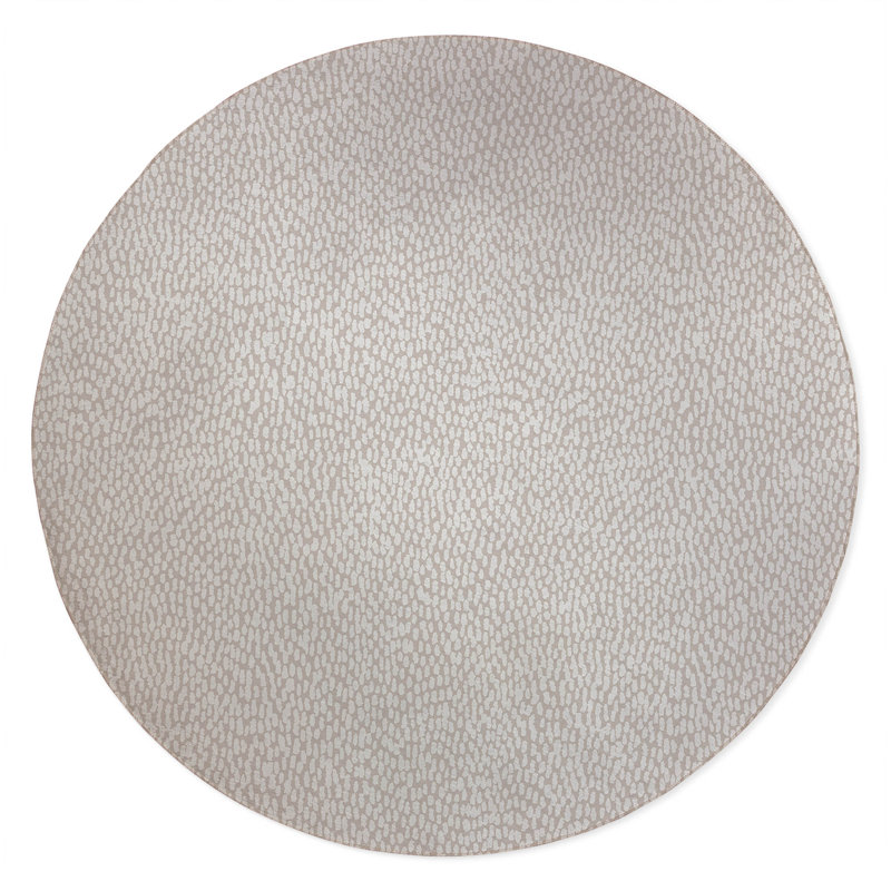 Twinkle Splat Non-Slip Outdoor Rug, Round 5'