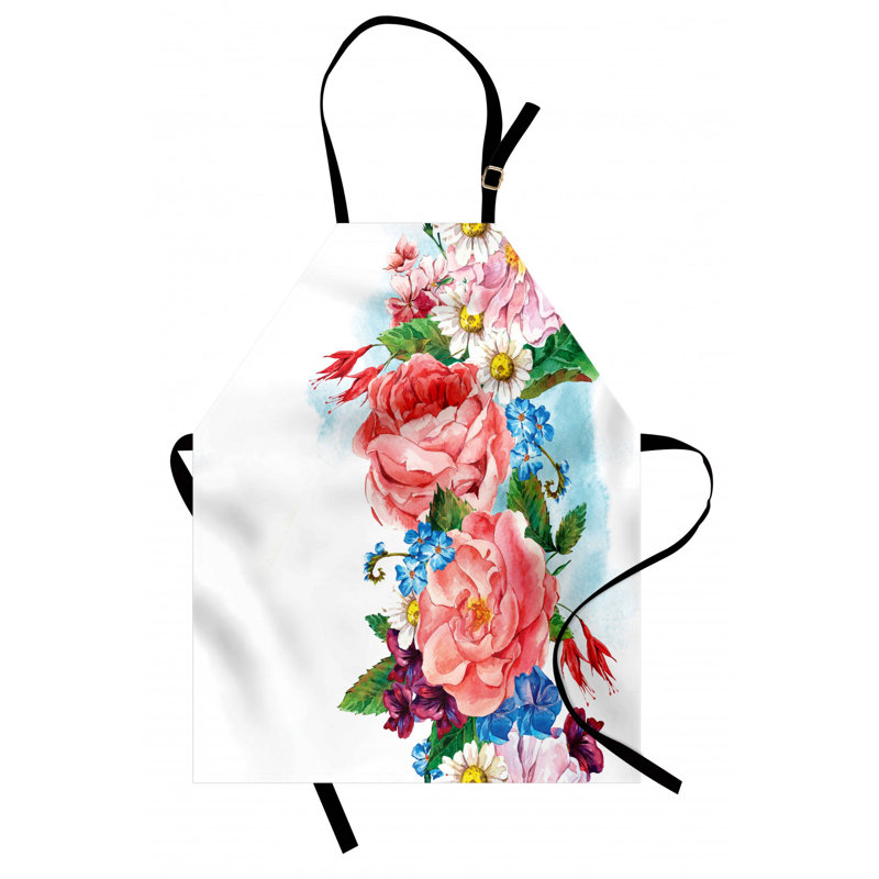 Floral Bib Apron