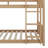 Twin Over Twin House-Design Floor Bunk Bed Complete With Head And Foot Panels-1693478936