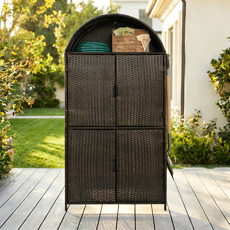Armoire de rangement 72 po, Brun