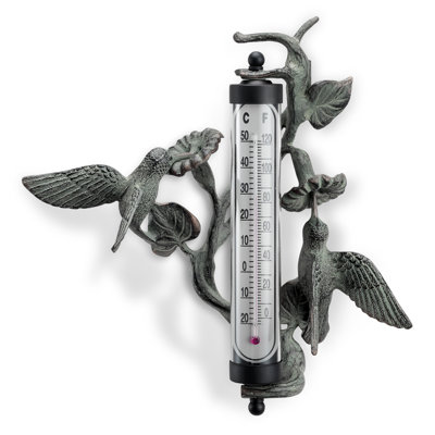 Hummingbird Duo Outdoor Thermometer