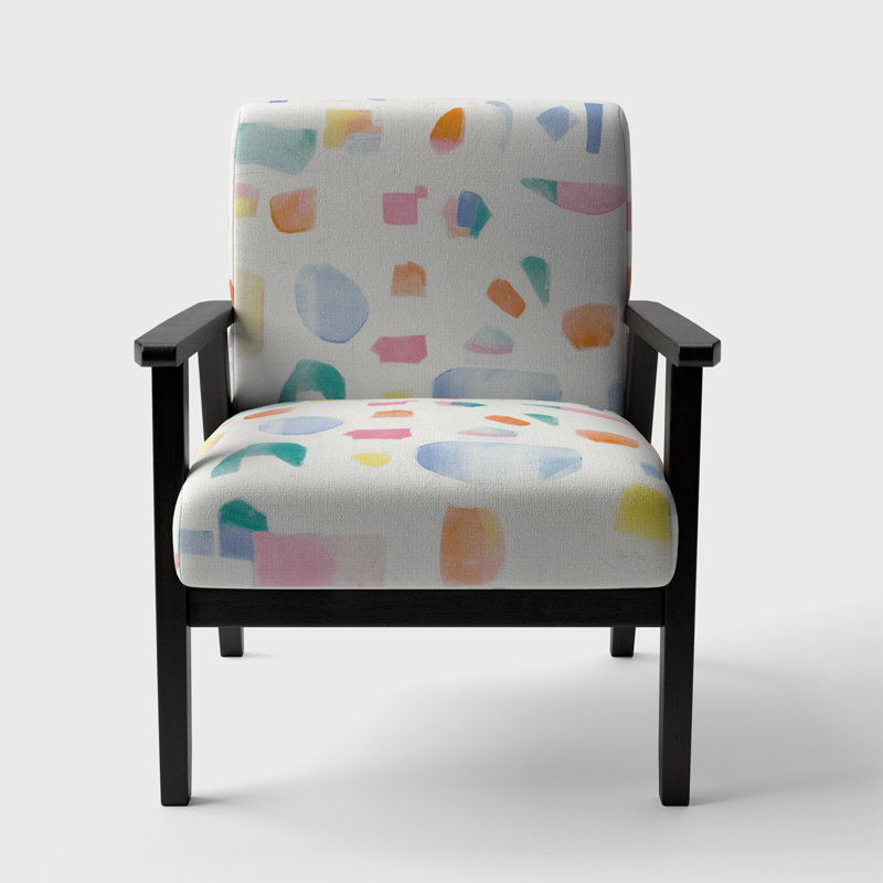 Aaira - Joy Geometric Simple - Fauteuil rembourré Mid-Century