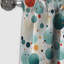 Simplicité scandinave à motif de pois I - Rideau occultant abstrait - 1 panneau-107551798