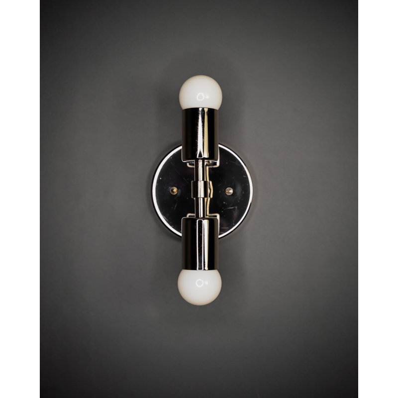 Canaday Armed Sconce, Polished Nickel