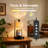 Candle Warmer Lamp With Timer, Modern Farmhouse Candle Warmer, Height Adjustable & Dimmable Electric Candle Warmer Lamp, Includes 2 Bulbs, Birthday Gift For Women, Mom, Housewarming