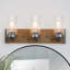 Luminaire pour meuble-lavabo à 3 lumières Kinman