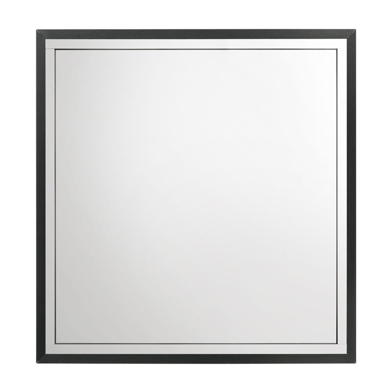 Commode miroir noir