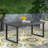 Outdoor 69" Acacia Wood Dining Tableblast
