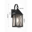 Applique murale Brass Traditions - Ashford - 1 lumière - 43 cm - Noir mat - Laiton massif - Fixation murale-1772599288-1772599247-1715835166