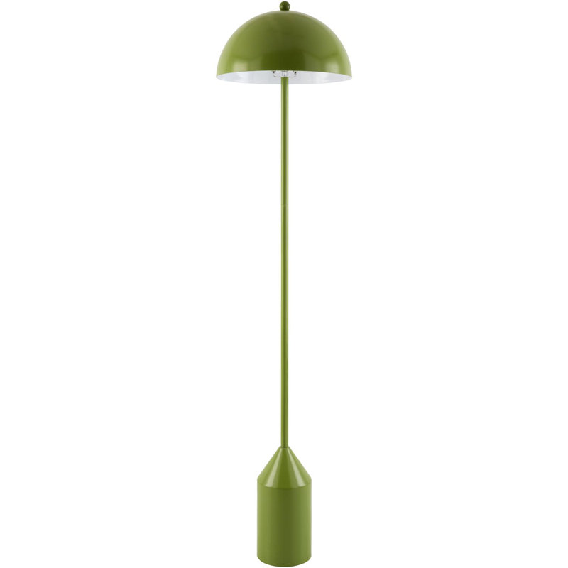 Lampe sur pied 59 po Jemma, Vert gazon, Vert gazon