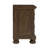 Dark Brown 2-Drawer Nightstand with USB