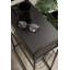 Narrow Side Table with Storage Wire Rack