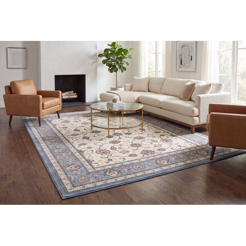 Attell Floral Indoor Rug, Rectangle 6'7" x 9'6"