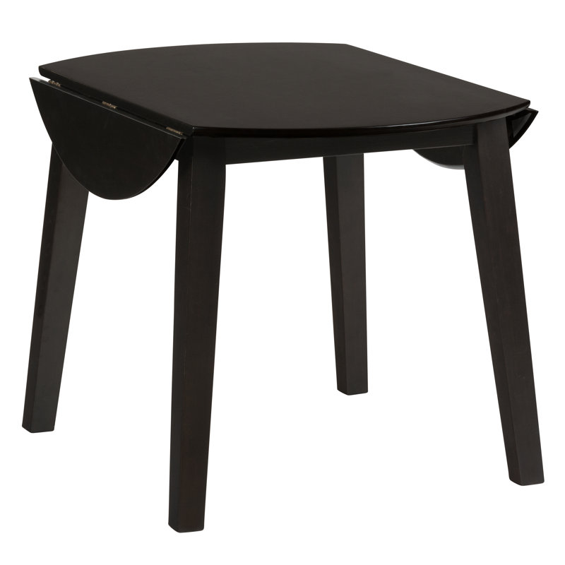 Table de salle à manger en bois d'acacia massif Iade, Espresso