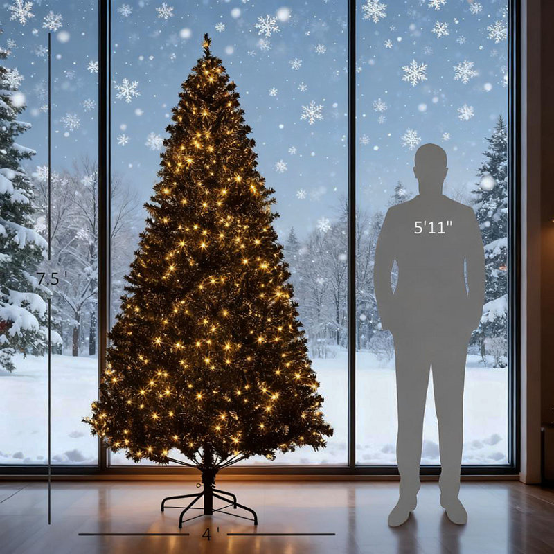 Arbre de Noël artificiel 7,5 pi