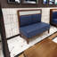 Banc rembourré en similicuir Southeast Asian