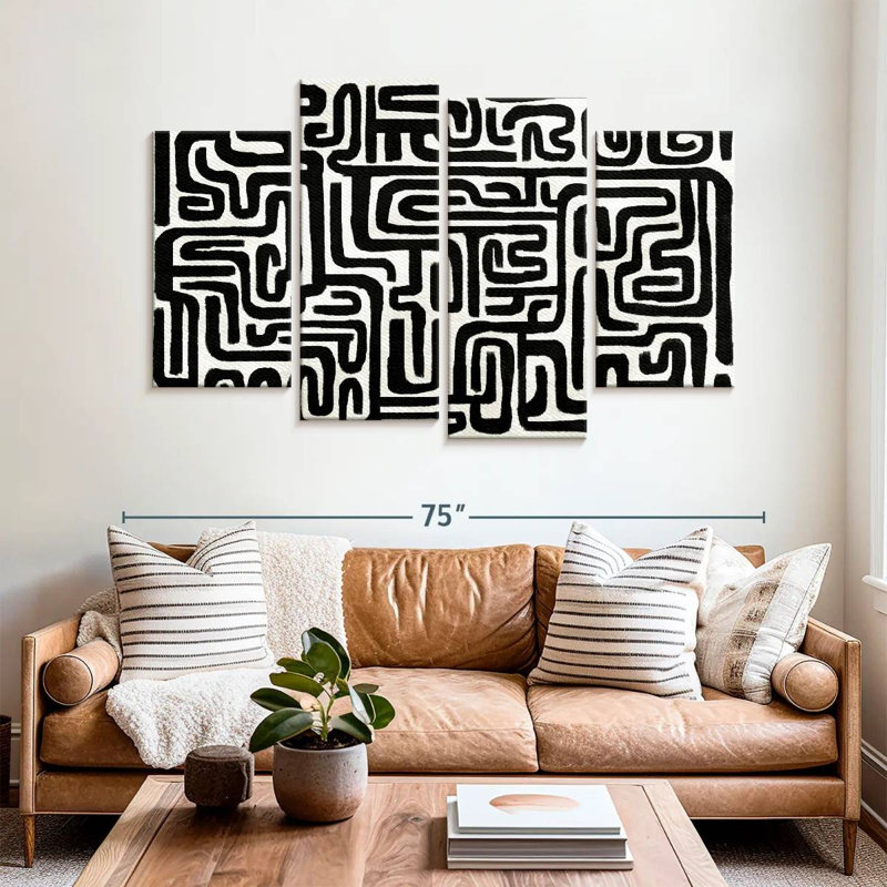 Labyrinthe africain Avery, H 42 po x l 68 po