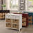 Teal Console Table, With Storage