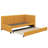 Twin Size Upholstered Daybed, Linen Fabric Sofa Bed With Trundle For Bedroom, Wood Slat Support, No Box Spring Needed-1635118639