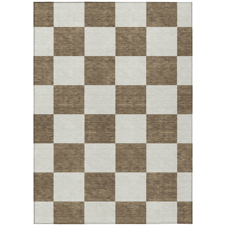 Machine Washable Indoor/Outdoor Micelotta ACN2345 Geometric Rug