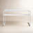 Blin Glass Top Metal Base Writing Desk