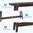 70.9" Extra Long Tier Console Table, Narrow Industrial Farmhouse Sofa & Entry Table for Hallway-127505793
