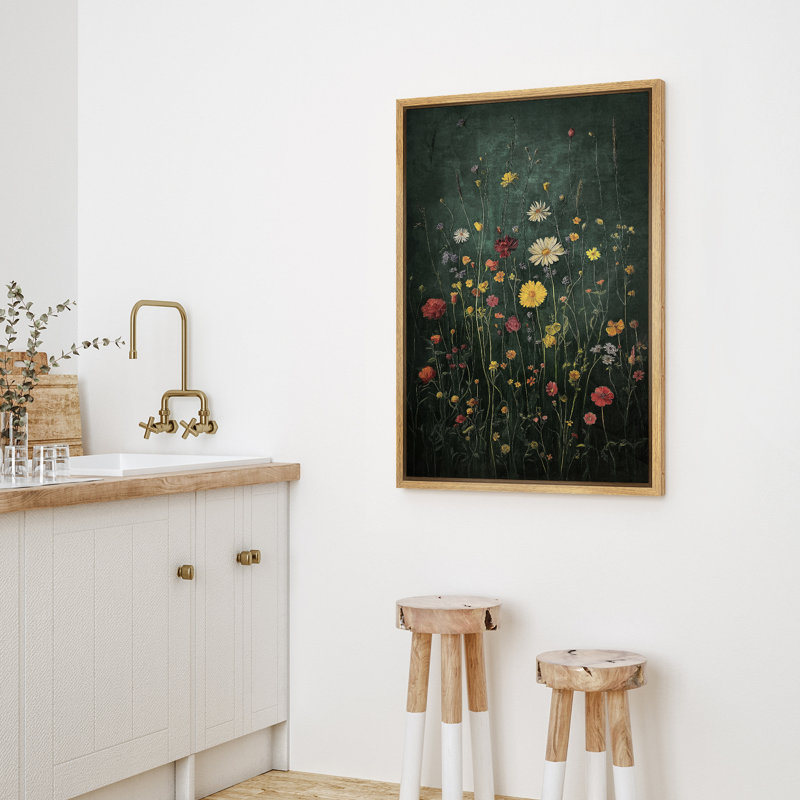 Impression sur toile encadrée Moody, Naturel, H 36 po x l 24 po