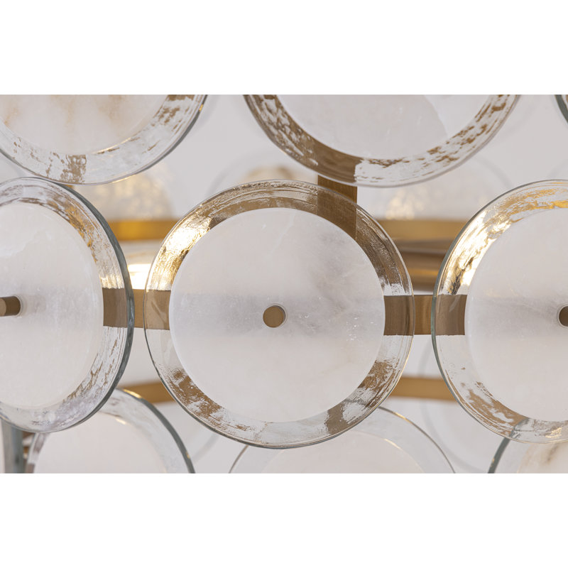 Luminaire suspendu 4 lumières 28,75 po Kintrel, H 15 po x l 28,75 po x P 28,75 po, 4 lumières