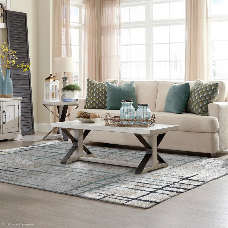 Abstract Indoor Rug, Rectangle 7'10" x 9'10"