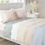 Courtepointe réversible 3 pièces très grand / très grand, bord festonné, rembourrage 90% coton, microfibre, bordures en option de finition, rembourrage, fraîcheur préservée,