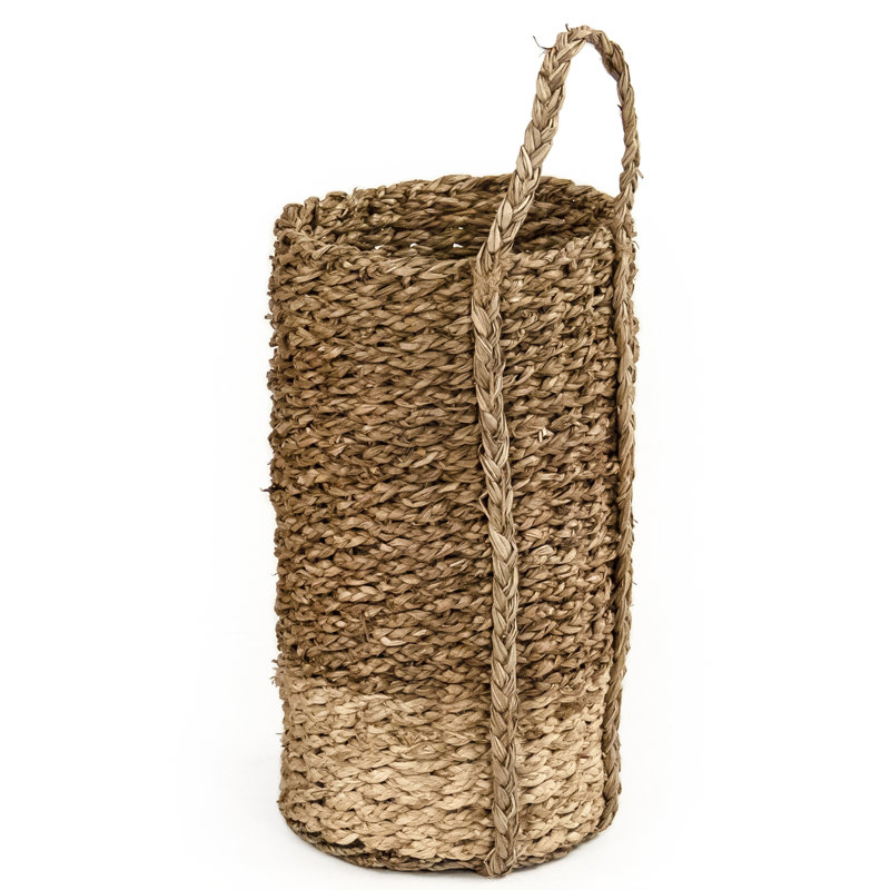 Panier en en rotin tissé, H 15,5 po x l 9 po x P 9 po