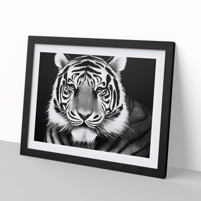 Monochrome Tiger Vol.5 - Framed Print