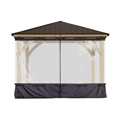 Yardistry 12' X 12' Meridian Gazebo Winter Cover – Heavy-duty Pvc Enclosure For Seasonal Protection And Weather Resistance