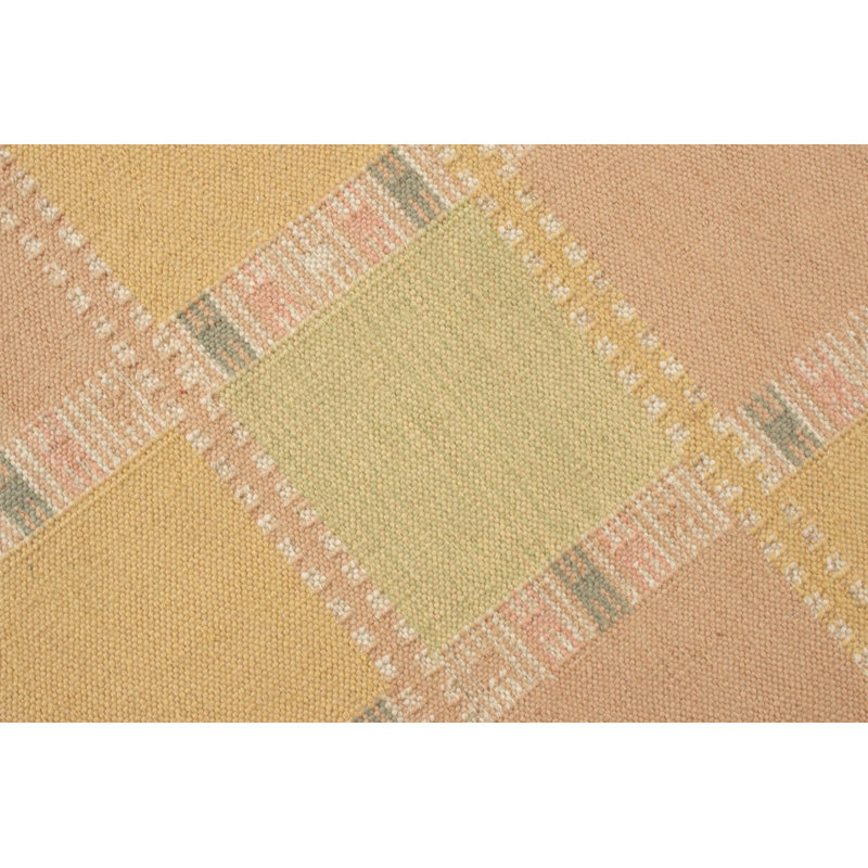 Scandinavian Wool Geometric Area Rug, Rectangle 14' x 20'
