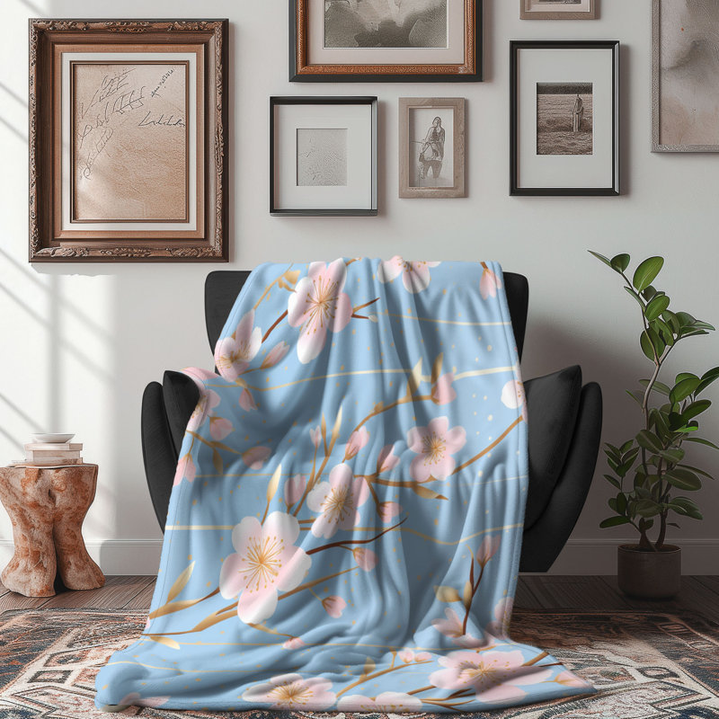 Pink Pair - 1 Piece Premium Blanket, 50" W x 60" L