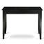 5 Piece Kitchen Counter Set Includes a Rectangle Dining Room Table and 4 Dining Chairs, 30x48 Inch, Black-31151481-125598876-125598877