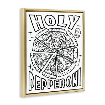 Cadre flottant Saint Pepperoni, par Ziwei Li