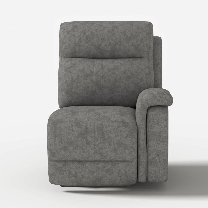 Right Armrest Power Recliner, Gray