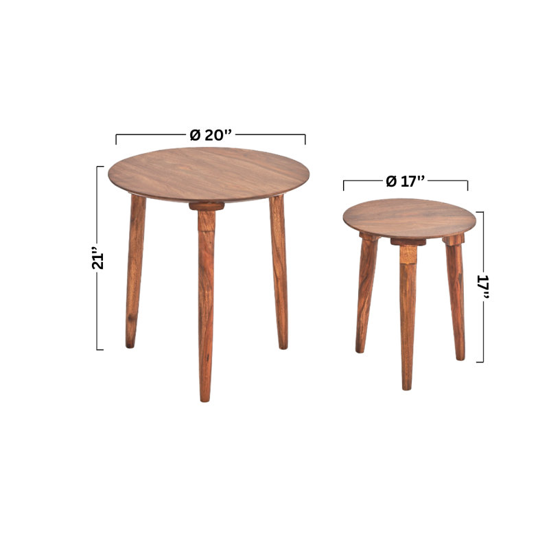 Tables gigognes rondes Tananger 