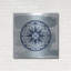 Luxe Rose Art «Brushed Midnight Blue Compass Rose» «Brushed Midnight Blue Compass Rose» par Bluebird Barn