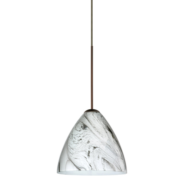 Mia 1 - Light Single Pendant, Bronze, LED