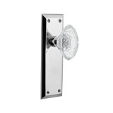 New York Plate with Crystal Victorian Knob