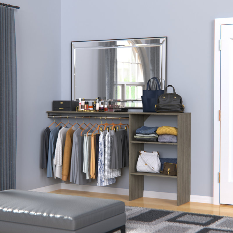 Suitesymphony Base Unit With Top Shelf And Closet Rod