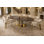 Luxury Modern Dining Table Set With 8 Upholstered Chairs