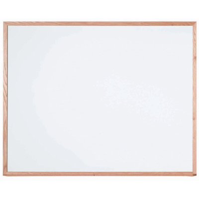 AARCO Yes Porcelain Wood Whiteboard
